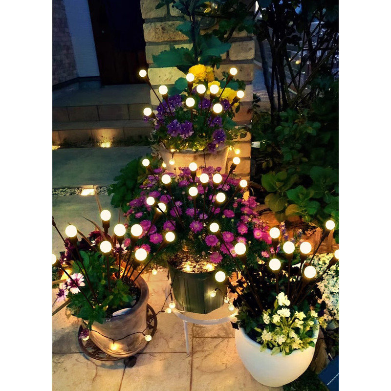 Solar Outdoor Waterproof Garden Decoration Lawn Atmosphere Firefly Lights 7