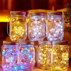 solar outdoor waterproof balcony garden decorative landscape glass bottle light