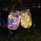 Solar Outdoor Waterproof Balcony Garden Decorative Landscape Glass Bottle Light 6