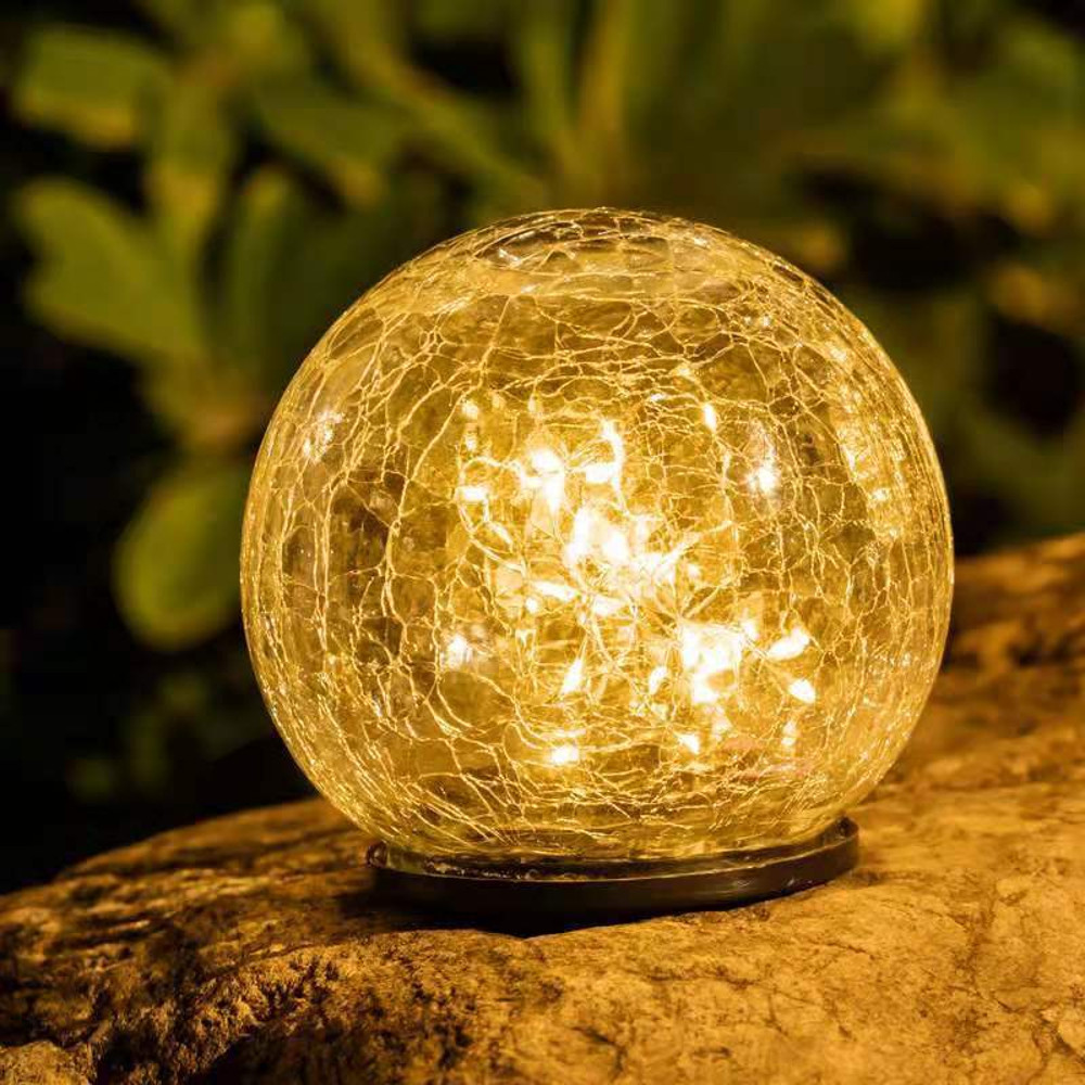 Outdoor Solar Waterproof Spherical Garden Court Villa Landscape Light 0