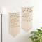 Handmade Cotton Rope Woven Leaf Tapestry Decorative Wall Hanging Wall Decor 0