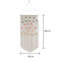 Handmade Cotton Rope Woven Leaf Tapestry Decorative Wall Hanging Wall Decor 1