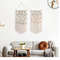 Handmade Cotton Rope Woven Leaf Tapestry Decorative Wall Hanging Wall Decor 4