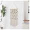 Handmade Cotton Rope Woven Leaf Tapestry Decorative Wall Hanging Wall Decor 5