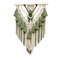 Handmade Bohemian Cotton Rope Woven Tassel Contrast Color Hollow Tapestry Decorative Wall Hanging W 4