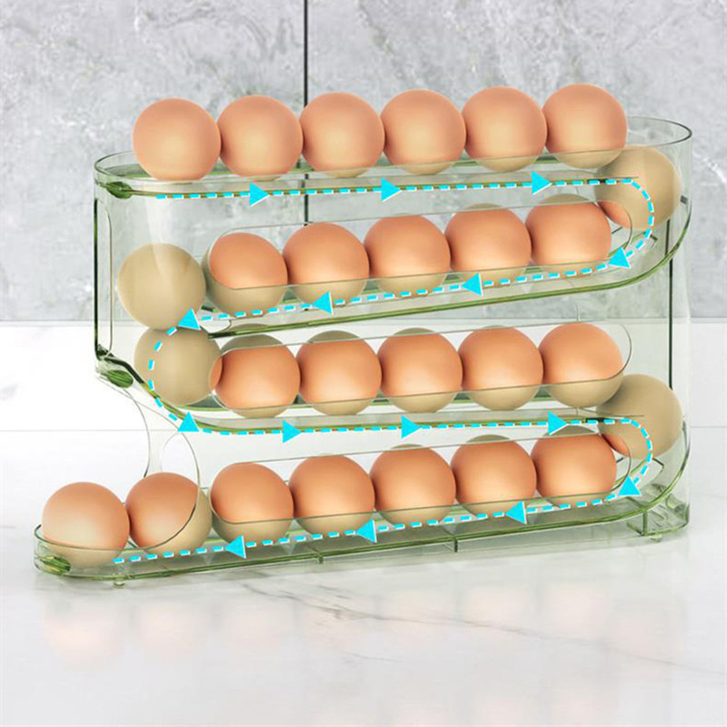 New Automatic RollDown Fourlayer Egg Storage Dispenser 2