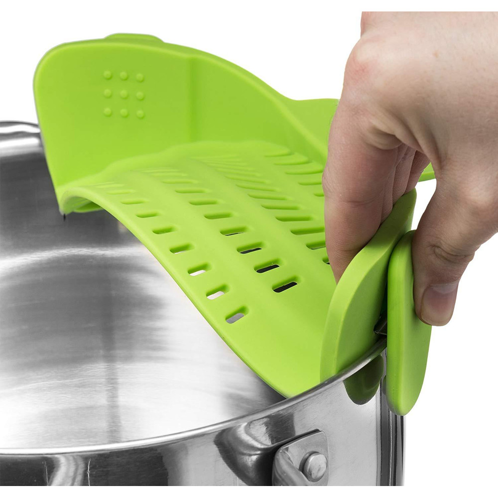 Smart Kitchen Silicone Wide Mouth Bowl  Pot Strainer 2