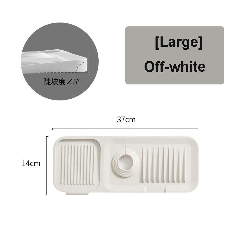 Kitchen Sink Silicone Splash GuardBathroom Splash Drain Pad 10