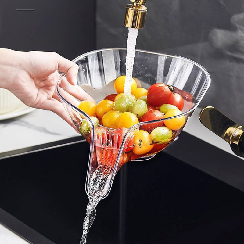 High Temperature Resistant Kitchen Essentials Multifunction Drainage BasketVegetable Fruits Washing 0