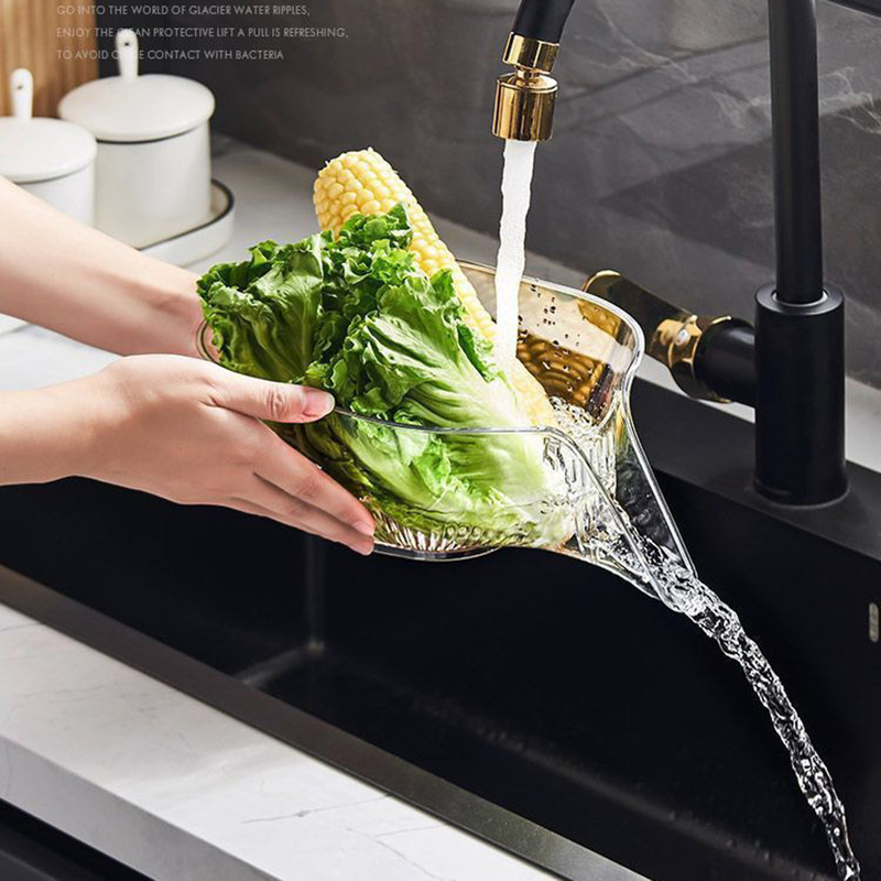 High Temperature Resistant Kitchen Essentials Multifunction Drainage BasketVegetable Fruits Washing 1