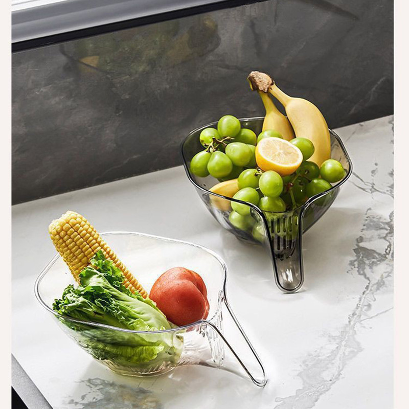 High Temperature Resistant Kitchen Essentials Multifunction Drainage BasketVegetable Fruits Washing 4