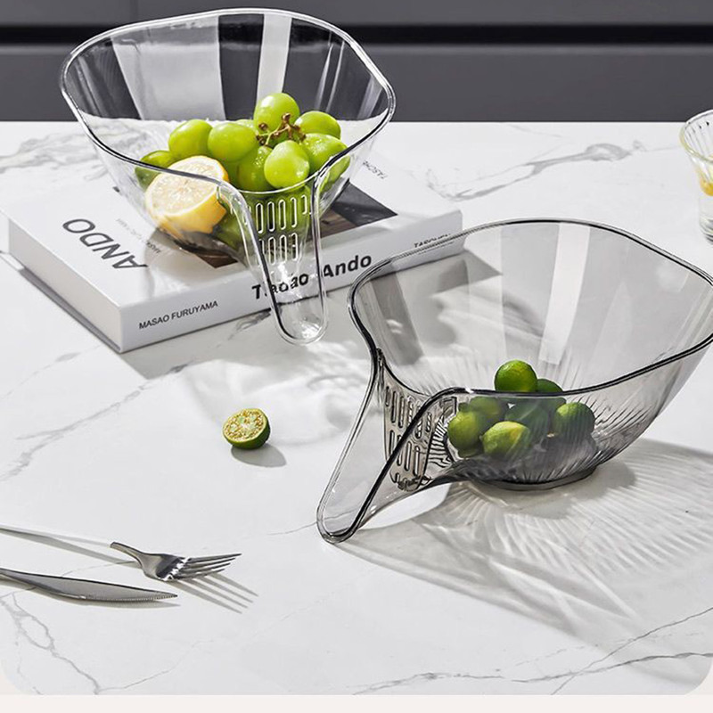 High Temperature Resistant Kitchen Essentials Multifunction Drainage BasketVegetable Fruits Washing 5