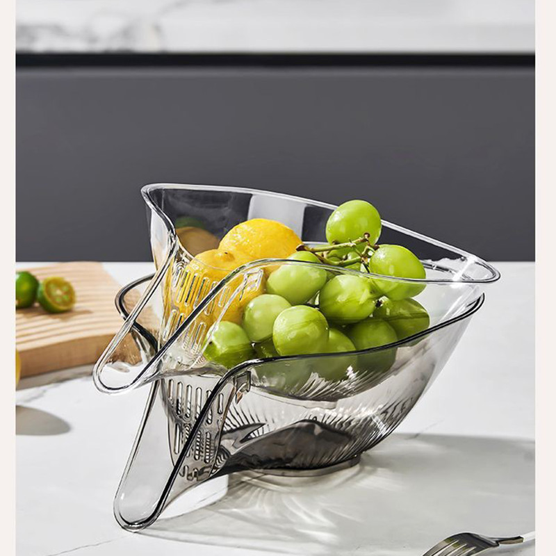 High Temperature Resistant Kitchen Essentials Multifunction Drainage BasketVegetable Fruits Washing 7