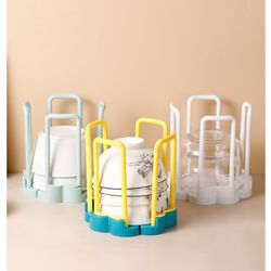 creative retractable draining bowl rack, storage rack