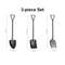 3pcs Small Shovel Spoon Set Fruit Spoon Salad Spoon Cake Spoon Ice Cream Spoon 6