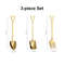 3pcs Small Shovel Spoon Set Fruit Spoon Salad Spoon Cake Spoon Ice Cream Spoon 8
