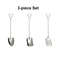 3pcs Small Shovel Spoon Set Fruit Spoon Salad Spoon Cake Spoon Ice Cream Spoon 10