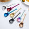 7pcs Small Guitar Design Spoon Set Fruit Spoon Salad Spoon Cake Spoon Ice Cream Spoon 0