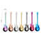 7pcs Small Guitar Design Spoon Set Fruit Spoon Salad Spoon Cake Spoon Ice Cream Spoon 1