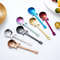 7pcs Small Guitar Design Spoon Set Fruit Spoon Salad Spoon Cake Spoon Ice Cream Spoon 4