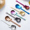 7pcs Small Guitar Design Spoon Set Fruit Spoon Salad Spoon Cake Spoon Ice Cream Spoon 7