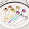 8piece Family Set Stainless Steel Creative Flower Dessert Spoon Coffee Stirring Spoon 3