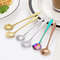 8piece Family Set Stainless Steel Creative Flower Dessert Spoon Coffee Stirring Spoon 5