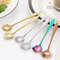 8piece Family Set Stainless Steel Creative Flower Dessert Spoon Coffee Stirring Spoon 7