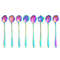 8piece Family Set Stainless Steel Creative Flower Dessert Spoon Coffee Stirring Spoon 8