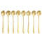 8piece Family Set Stainless Steel Creative Flower Dessert Spoon Coffee Stirring Spoon 9