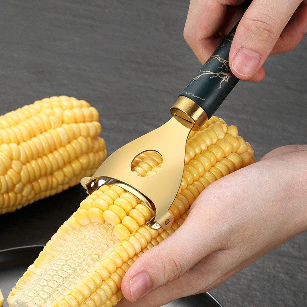 Stainless Steel Corn Peeler Tool  Best Tool To Cut Corn Off The Cob 0