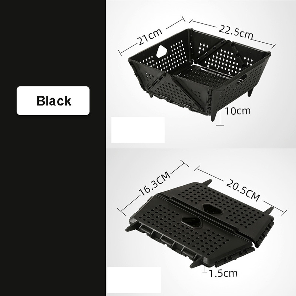 Kitchen Foldable Storage Basket Vegetable Sink Fruit Basket Drain Basket 7