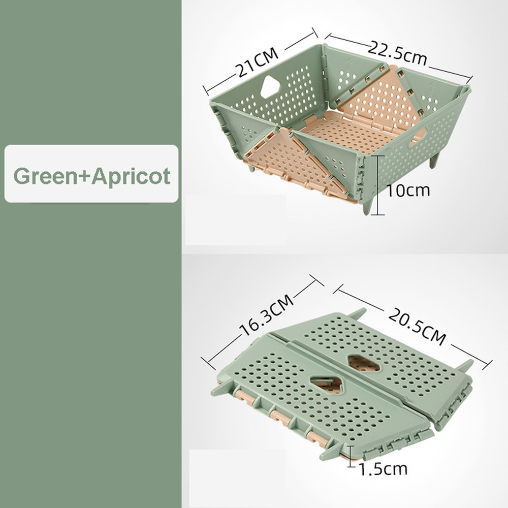 Kitchen Foldable Storage Basket Vegetable Sink Fruit Basket Drain Basket 9