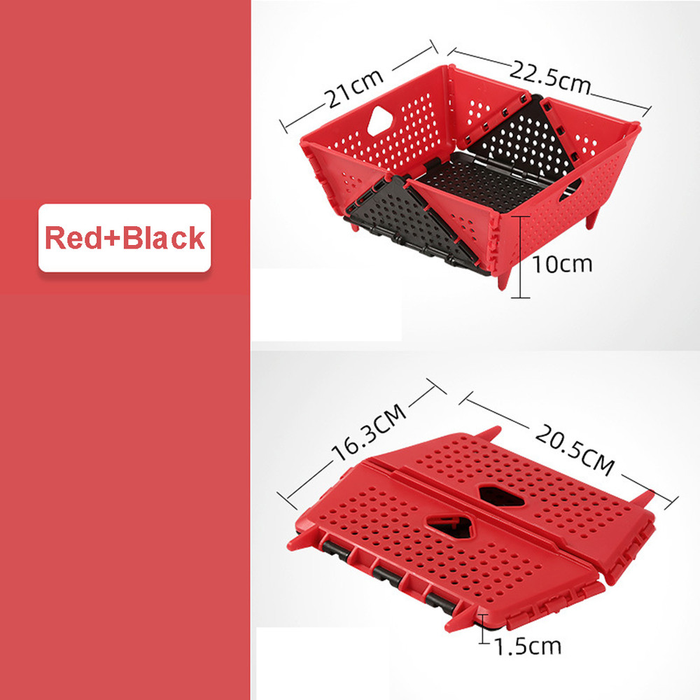 Kitchen Foldable Storage Basket Vegetable Sink Fruit Basket Drain Basket 11