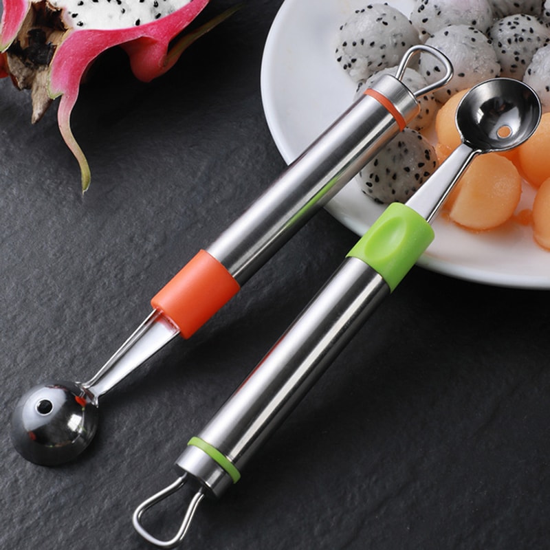 2piece Set Fruit Ice Cream Modeling Ball Scoop Cutter 3
