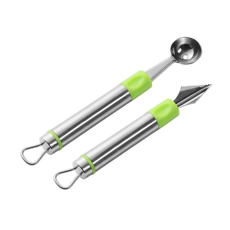 2piece Set Fruit Ice Cream Modeling Ball Scoop Cutter 9