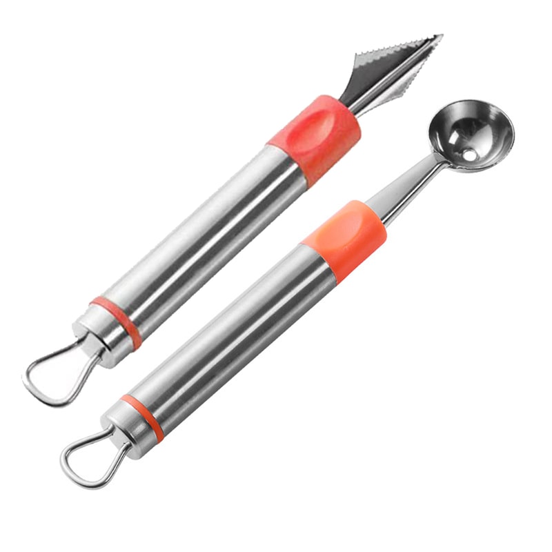 2piece Set Fruit Ice Cream Modeling Ball Scoop Cutter 10