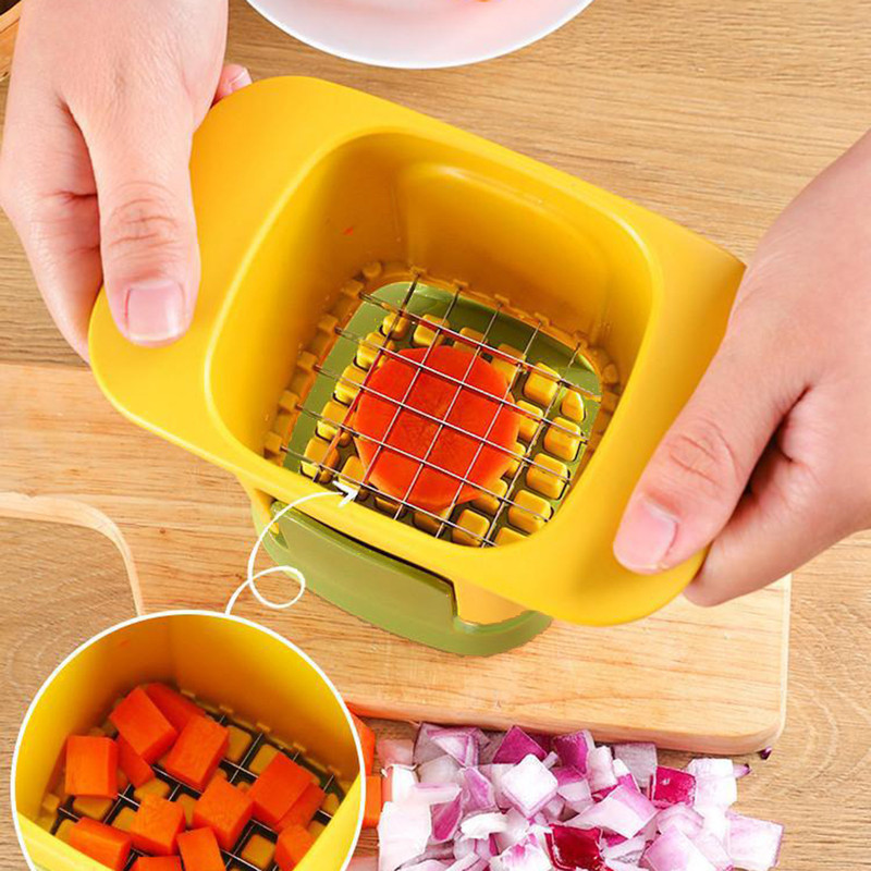 Cucumber Potato Carrot Ham Presstype Strip Cutter Dicing Machine 4