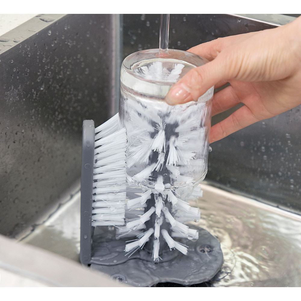 Removable Suction Cup Glass Cleaning Brush Rotating Cup Brush 1