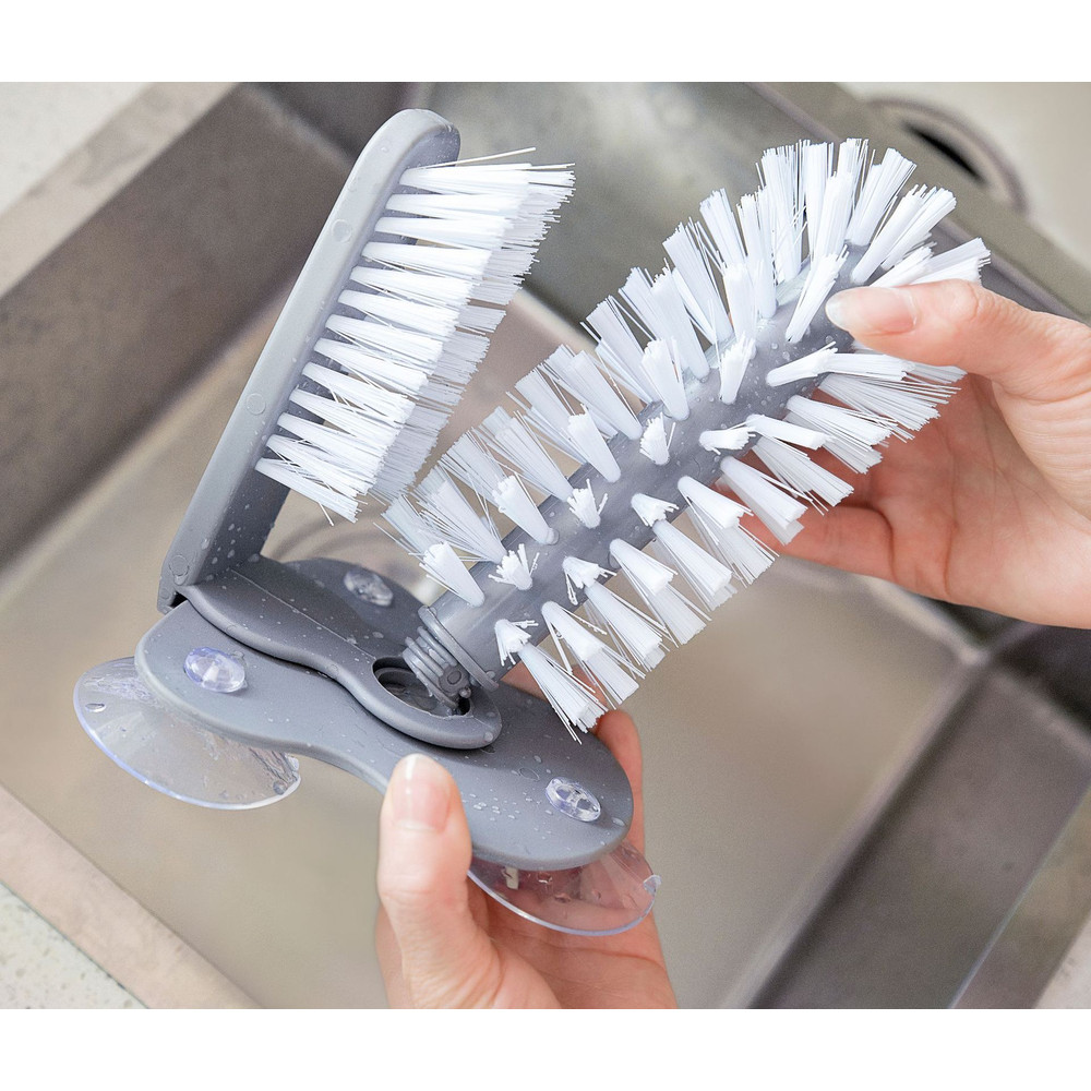 Removable Suction Cup Glass Cleaning Brush Rotating Cup Brush 6