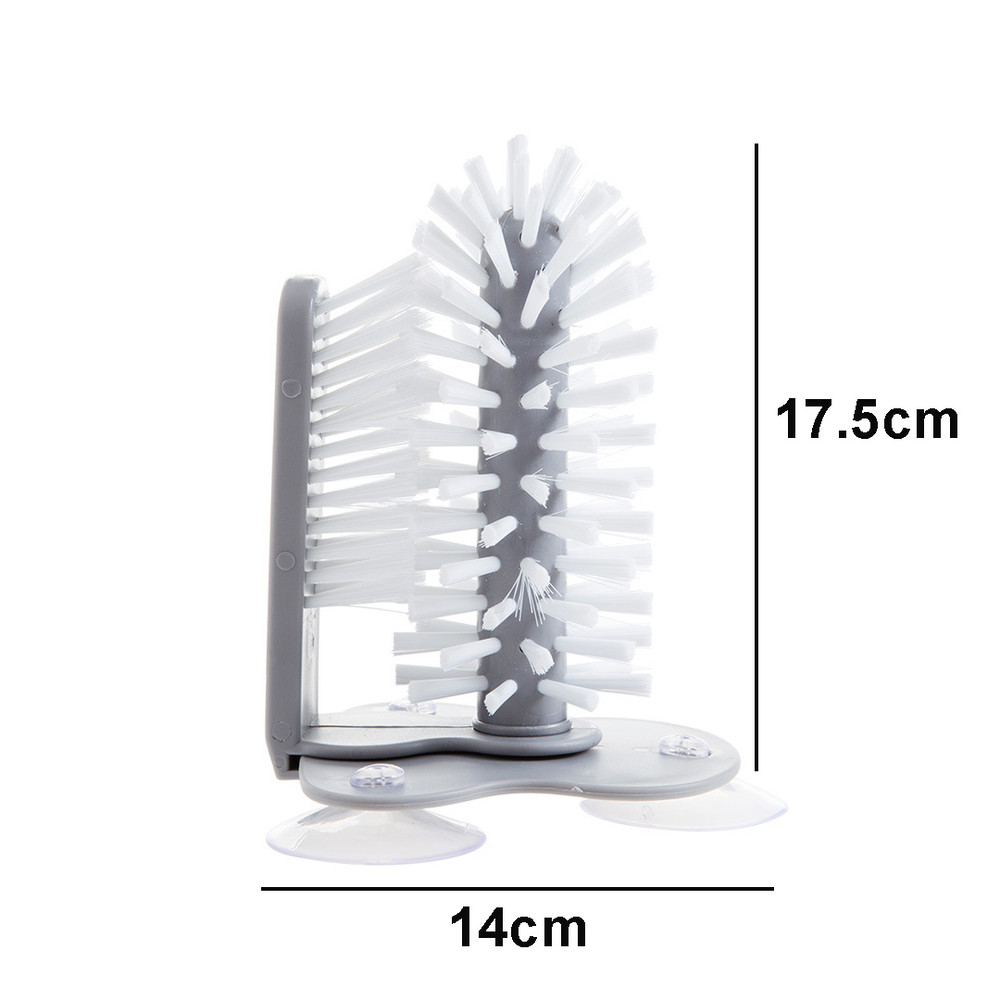 Removable Suction Cup Glass Cleaning Brush Rotating Cup Brush 7
