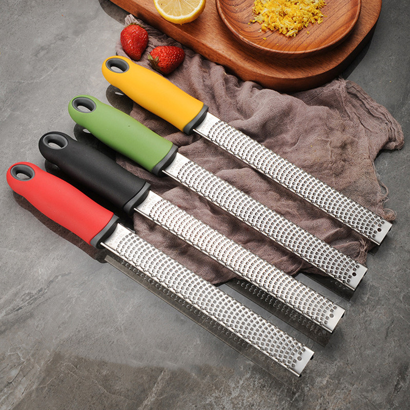 Stainless Steel Fruit Cheese Grater Chocolate Lemon Peel Cheese Shavings Grater 4