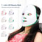 Rechargeable Facial LED Mask For Acne Wrinkle Removal Skin Brightening 7 Color LED Photon Therapy 4