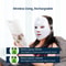 Rechargeable Facial LED Mask For Acne Wrinkle Removal Skin Brightening 7 Color LED Photon Therapy 7