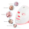 Rechargeable Facial LED Mask For Acne Wrinkle Removal Skin Brightening 7 Color LED Photon Therapy 8