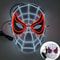 Cosplay Spider Full Face Mask with LED Lights Halloween Disguise Mask for Parties Carnivals