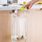 Stainless Steel Kitchen Trash Rack Cabinet Door Garbage Bags Holder SpaceSaving Organizer 0