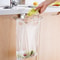 Stainless Steel Kitchen Trash Rack Cabinet Door Garbage Bags Holder SpaceSaving Organizer 0