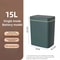 Smart Electronic Trash Can for Bathroom 15L Large Capacity, IPX5 Waterproof, Intelligent Sensor Lid, Battery Powered