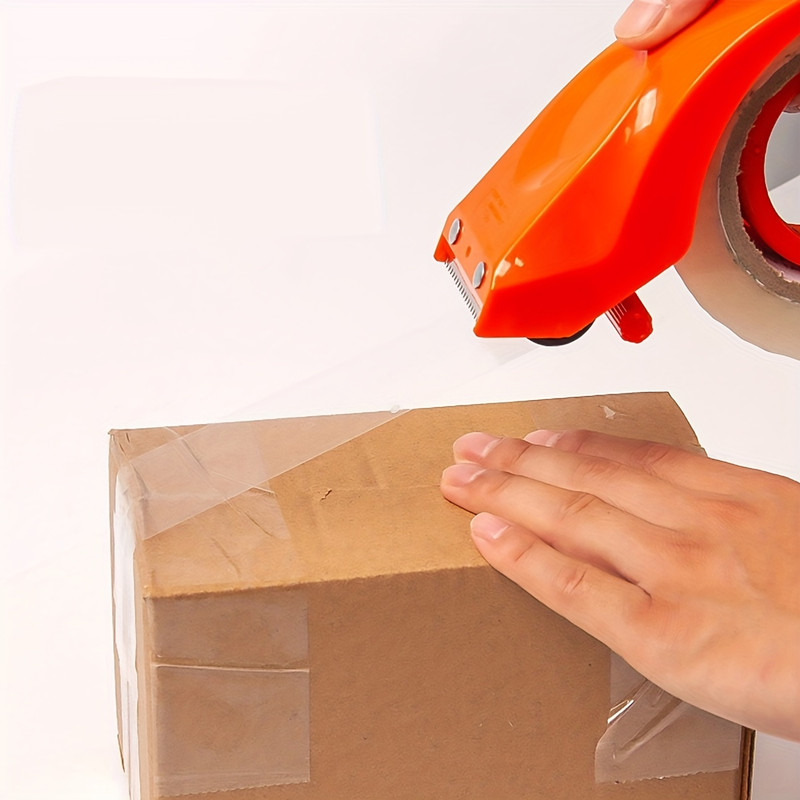 Heavy Duty Shipping Tape Dispenser Reusable Replaceable EcoFriendly with Patented 10 Sloped Des